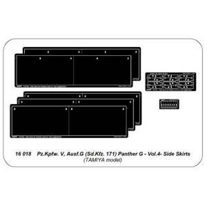 ABER - Panther G/Jagdpanther, Seitenschürzen