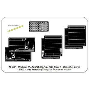 ABER - Tiger II Vol. 7, side fenders