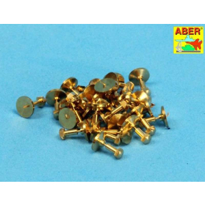 ABER - turned imitation of Hexagon bolts, 30 pcs.