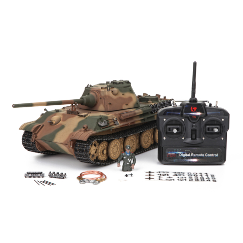 1:16 Panther F + 360° Metallturm und Wanne+ Metall...