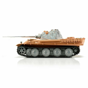 Taigen V3 -  1:16 Panther F + 360° Metallturm und Wanne+ Metall Edition + Taigen Rohrrückzug