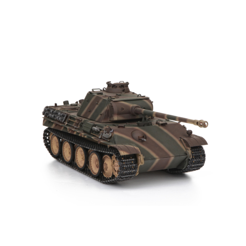 Exclusive: Taigen Panther G, camouflage metal edition 1:16 with gun recoil + Xenon flash, IR battle unit and V3 board