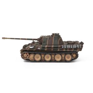 Exclusive: Taigen Panther G, camouflage metal edition 1:16 with gun recoil + Xenon flash, IR battle unit and V3 board