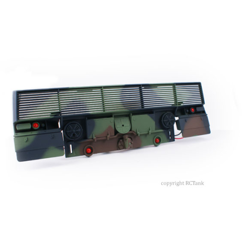 Leopard 2A6 - rear panel with LED, original Heng Long