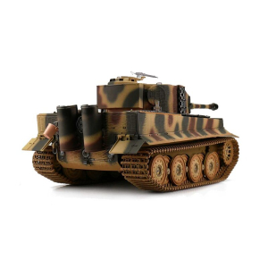 2.4 GHz TIGER I SPÄT + Metallwanne +Metallgetriebe + Metallketten + Rohrrückzugsystem + IR System + Rauch und Sound