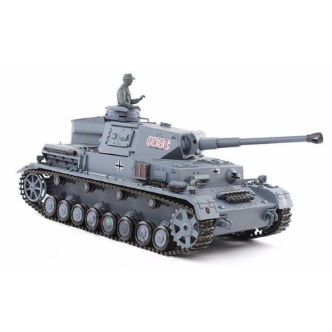 PANZER IV F2 Heng Long V7.0 + Schusseinheit BB + IR, Stahlgetriebe
