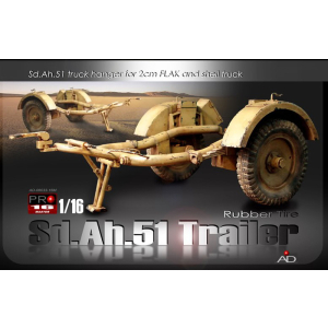Sd. Ah. 51 Special trailer for flak or flak headlights in...