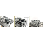 StuG III - Chassis supérieur full métal + unité de recul de canon via servo