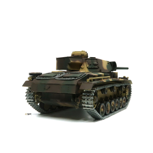 360° Metall Edition Taigen 2.4 GHz Panzer III + Rohrrückzug + Rauch und Sound + IR System