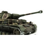 Limited Metall Edition: 2.4 GHz PANZER IV F2 AIRBRUSH+ Schusseinheit BB + HQ Metallketten  + R/S + 360° Turm