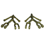 WECOHE - Fine Line, crochet de remorquage en laiton (4 pcs)