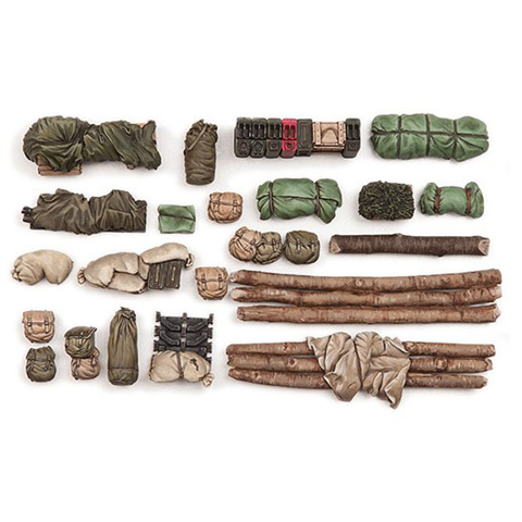 SOL - 1/16 Sherman M4A3 Stowage set, 38 pcs.