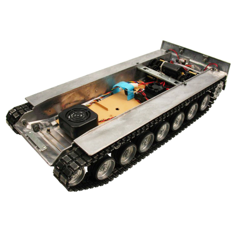 Leopard 2A6 - chassis inférieur full métal avec barres de torsion, kit complet