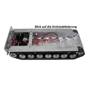 Leopard 2A6 - full metal lower hull with torsion bares, complete kit