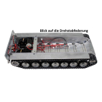 Leopard 2A6 - chassis inférieur full métal avec barres de torsion, kit complet