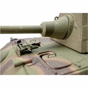 1:16 Panther F + 360° Metallturm und Wanne+ Metall Edition + Taigen Rohrrückzug + 4.1 Stahlgetriebe + Holzkiste