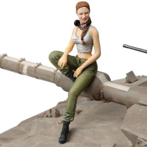 SOL - 1/16 IDF Merkava figurine féminine 2 pour char