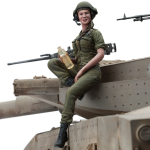 SOL - 1/16 IDF Merkava weibliche Panzerfigur 1 + 2