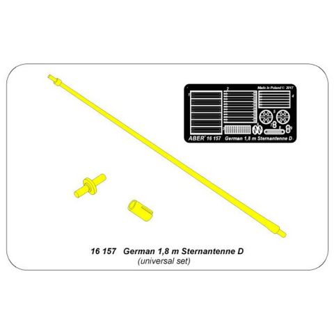 ABER - Antenne à étoile en Laiton 1,8m, 1/16