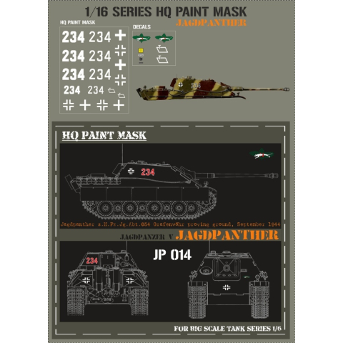 Jagdpanther sHPzJgAbt. 654, Versuchsgelände Grafenwöhr, September 1944, 1/16