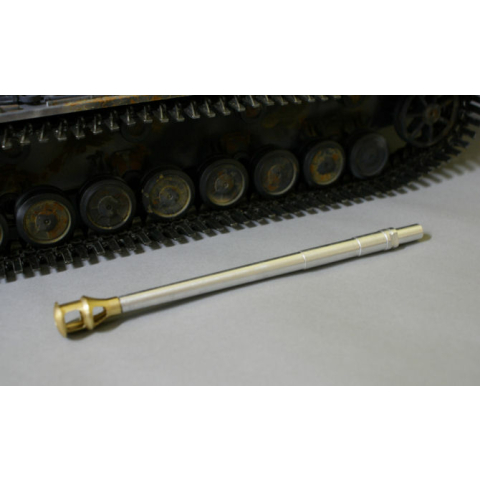 Panzer IV - Kanonenrohr (aus Alu) inkl. Mündungsbremse, 75 mm