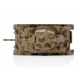Metal Edition:Taigen V2  360° 2.4 GHz PANZER IV F2/g AIRBRUSH +  recoil unit + metal hull/turret + HQ metal tracks/wheels + wooden box