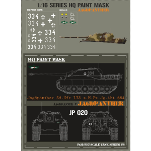 Jagdpanther SdKfz 173 sHPzAbt. 654, 1/16