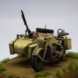 SOL - 1/16 Zündapp KS 750 mit Seitenwagen, Bausatz