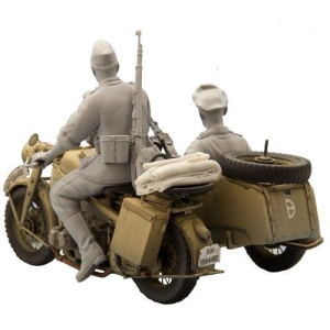 SOL - 1/16 Zündapp KS 750 mit Seitenwagen, Bausatz inkl. 2 Figuren