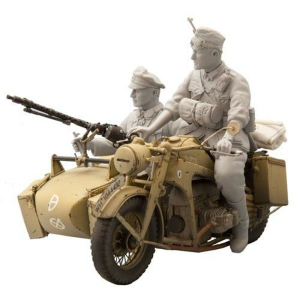 SOL - 1/16 Zündapp KS 750 mit Seitenwagen, Bausatz inkl. 2 Figuren