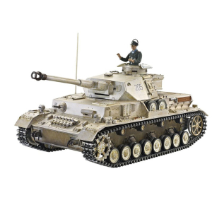 Metal edition: 360° 2.4 GHz V2 (new board) PANZER IV F2/G AIRBRUSH +  recoil unit + metal hull / turret + HQ WINTER metal tracks/wheels