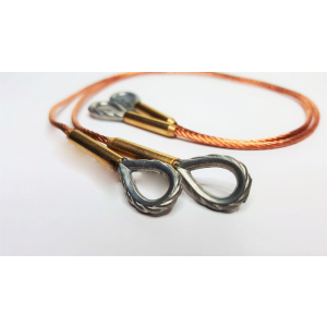 StuG III - 2 Flexi coppper towing cables wirh end...