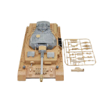 Panzer IV - Ober- und Unterwanne sowie Turm aus Metall + Taigen Rohrrückzug und Blitz + 360°-Turmsystem + IR, viele Metallteile