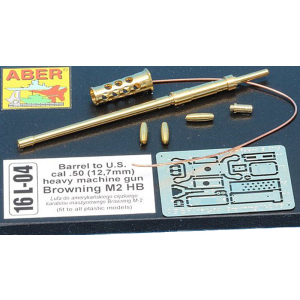 ABER - Barrel US Cal. 50 (12,7mm) Browning M2 HB, made of metal 1/16