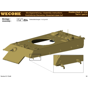 Panther G 1:16 - Fine Line, Kettenabdeckung Seite WECOHE