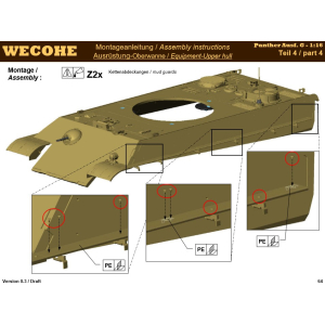 Panther G 1:16 - Fine Line, Kettenabdeckung Seite WECOHE