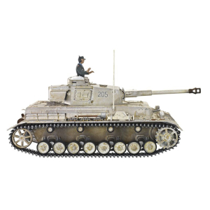 Metal edition: 360° PANZER IV F2/G AIRBRUSH +  recoil unit + metal hull / turret + HQ WINTER metal tracks/wheels without electronic