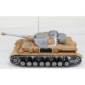 Metall Edition:PANZER IV F2/G  AIRBRUSH + Rohrrückzug/IR + Metallwanne + HQ WINTER Metallketten/Räder + 360°-Turm  ohne Elektronik