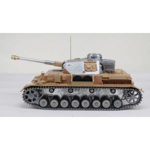 Metal edition: 360° PANZER IV F2/G AIRBRUSH +  recoil unit + metal hull / turret + HQ WINTER metal tracks/wheels without electronic