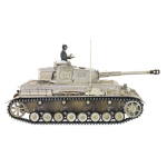 Metal edition: 360° PANZER IV F2/G AIRBRUSH +  recoil unit + metal hull / turret + HQ WINTER metal tracks/wheels without electronic