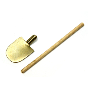 Shovel with wood handle, HQ in1:16