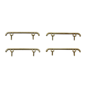 Tamiya Leopard 2 - HQ Tower handles set of nickel silver