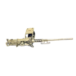 Browning-MG of nickel silver, HQ in 1:16