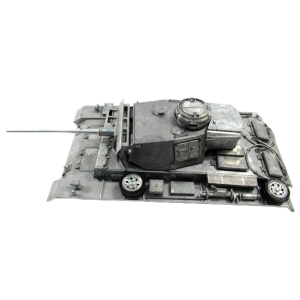 Panzer III - Oberwanne aus Metall inkl. BB-Schusseinheit