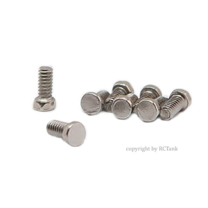 Schrauben M1.0 x 2 mm aus Stahl, 20 Stück