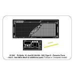 ABER - Panzer VI, Ausf. B, anti mine mesh & additional parts Porscheturm