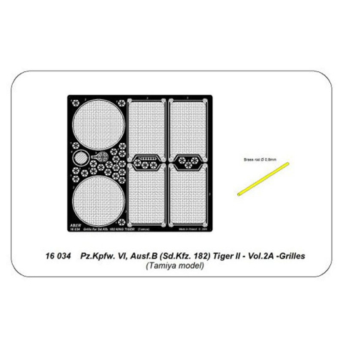 ABER - King Tiger - grilles, version A