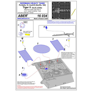 ABER - King Tiger - grilles, version A