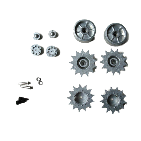 Sherman M4A3 - sprocket and idler wheels 75mm, made of metal, Taigen