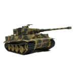 Tiger I 1/16 - Taigen V2 Platine 2.4 Ghz - 360° full option + Taigen BB und Rohrrückzug + neueste 4.1 Stahlgetriebe + Rauch & Sound